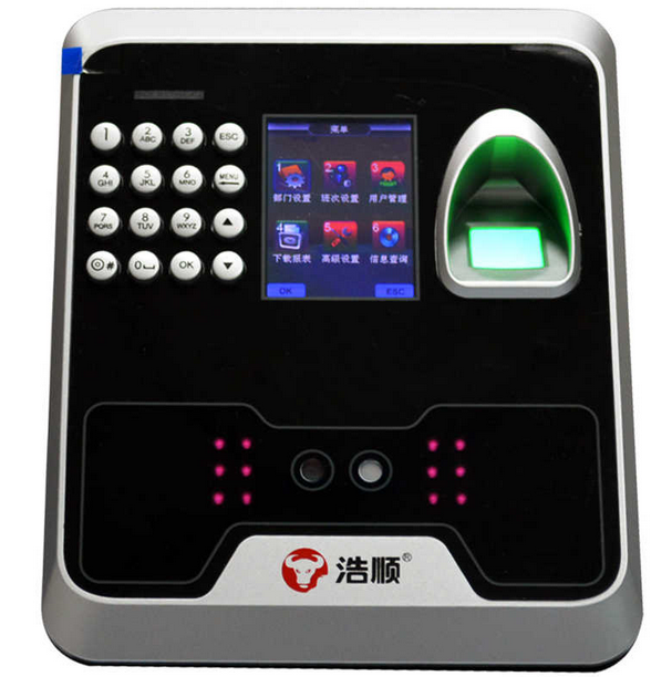 浩順F585人臉識別考勤機